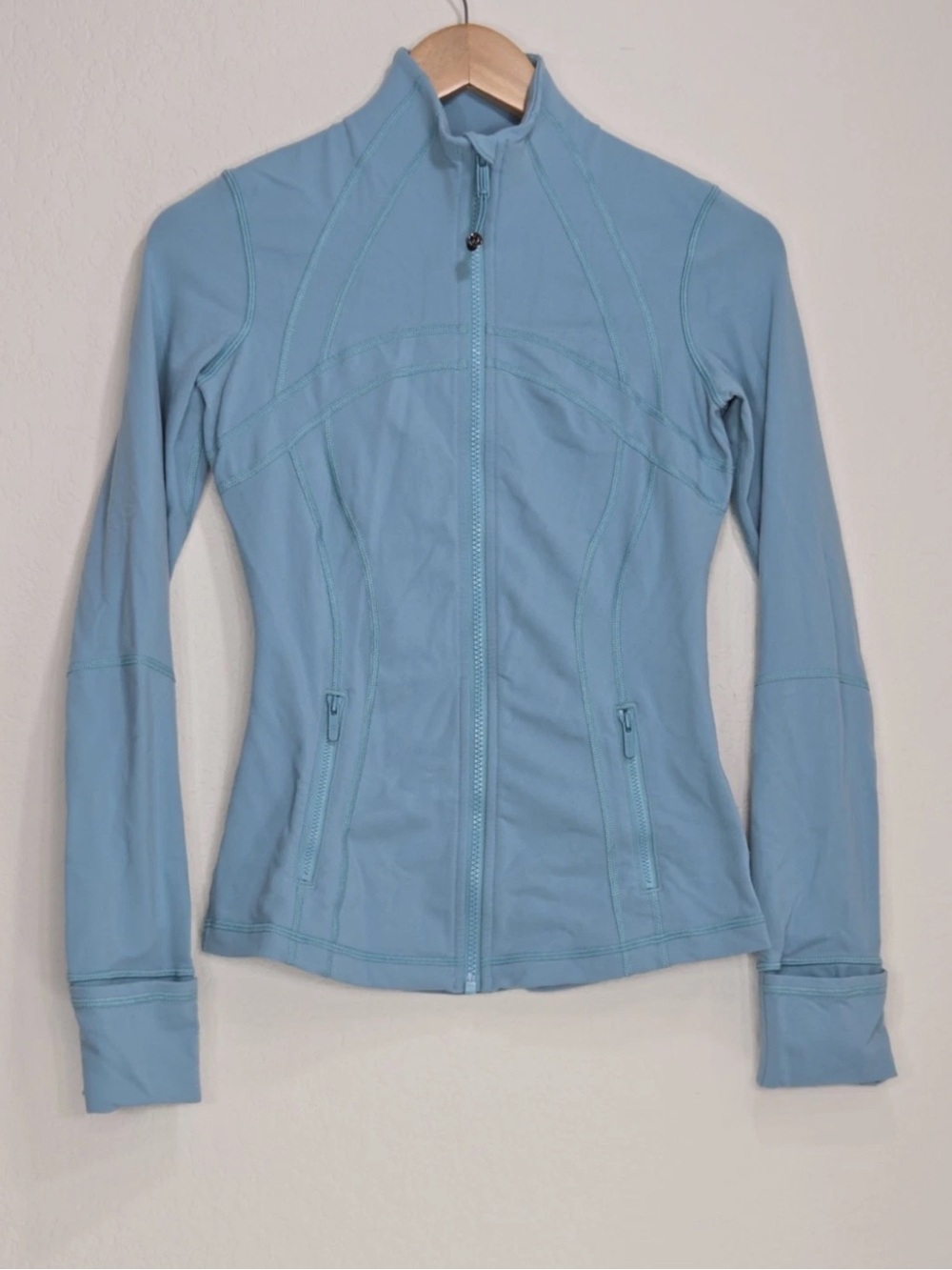 Lululemon Define Jacket Tidal Teal Blue Green Full-Length *LUON Size 4 Womens